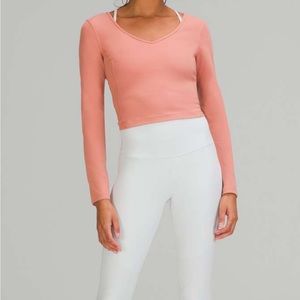 Align Long Sleeve Shirt Pink Savannah